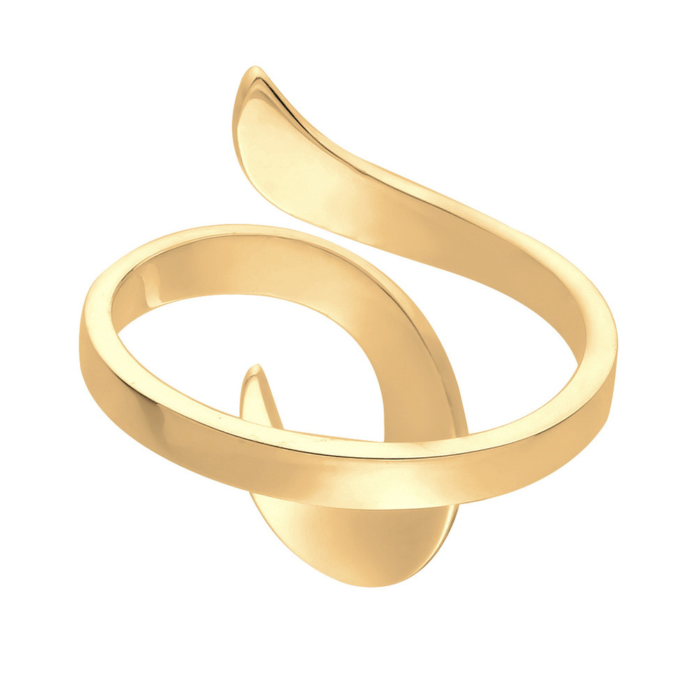 Elli Elli Bague Femmes Enroulement Ornement Déclaration en Argent Sterling 925 Bague