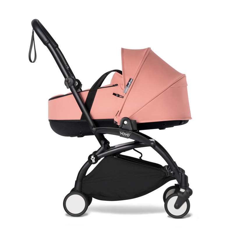 Poussette Yoyo2 4 roues châssis noir nacelle ginger Babyzen