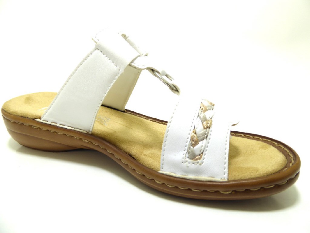 RIEKER Komfort Sandalen silber
