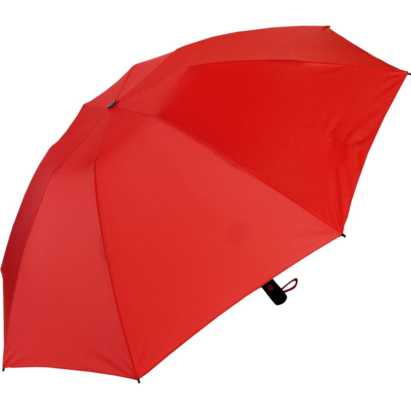 iX-brella Taschenregenschirm Reverse umgekehrt öffnender Fiberglas-Automatiksch, mit bunten stabilen Speichen