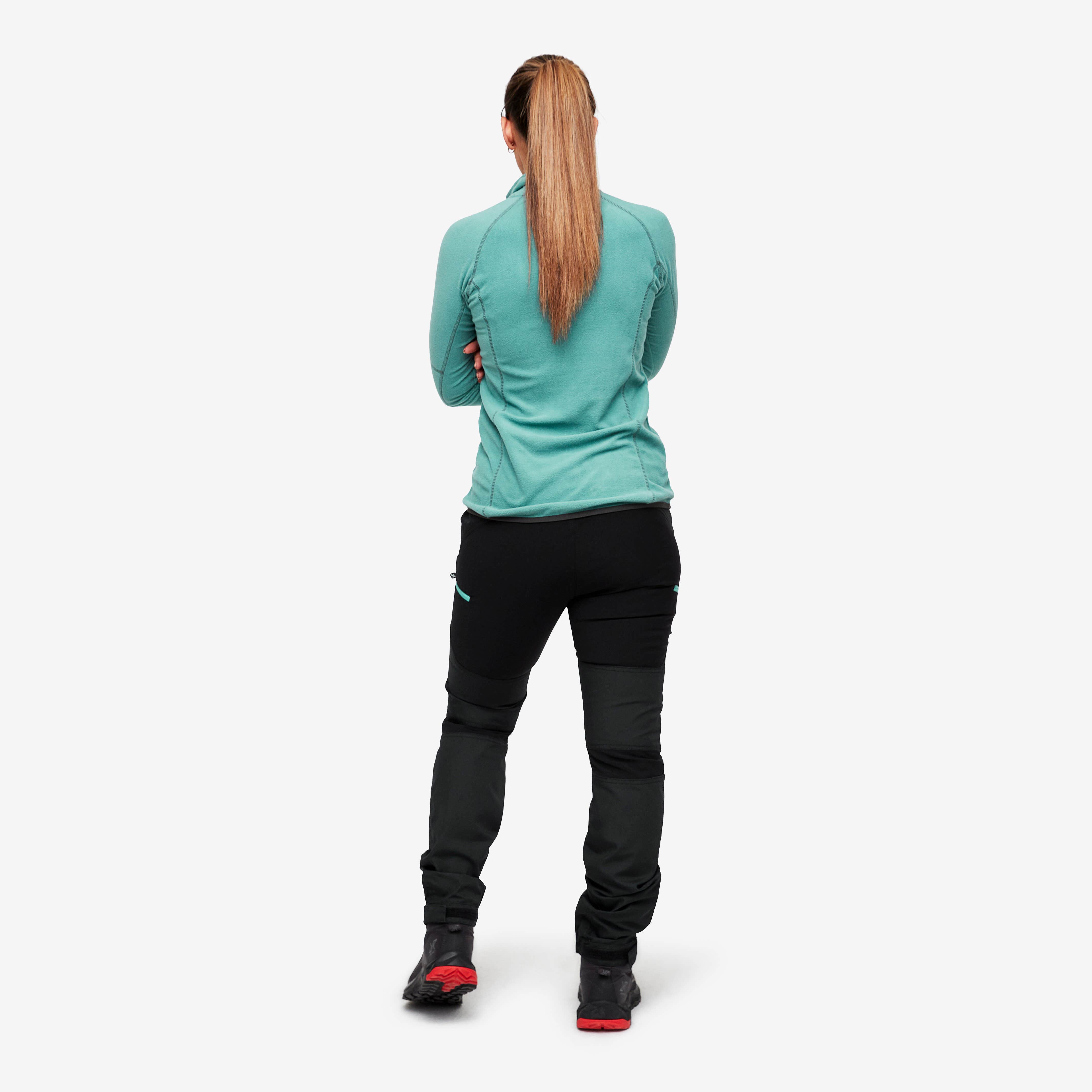 Nordwand Pants Femme Charcoal Black/Porcelain