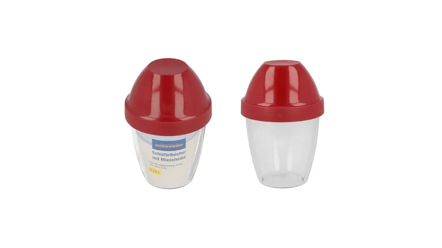 EUROHOME Schüttelbecher Mix-Ei Kusto 0,25l blau
