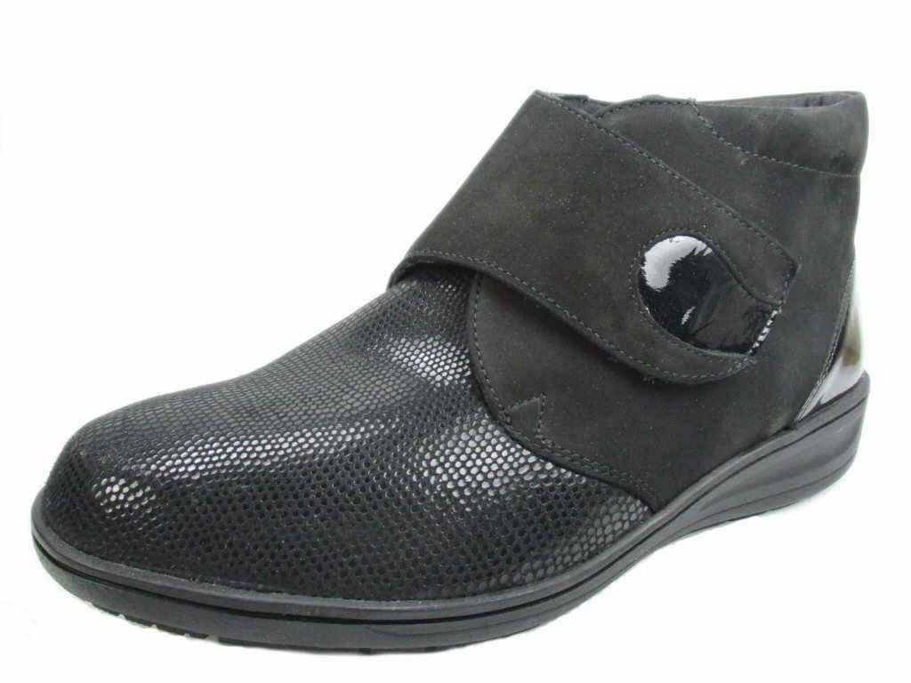 SOLIDUS Stiefeletten schwarz Kate FLEXIBLE/NUBUK/PERLL schw