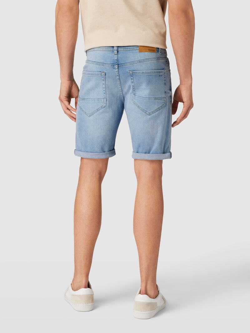 Bermudas in Denim-Optik in hellblau