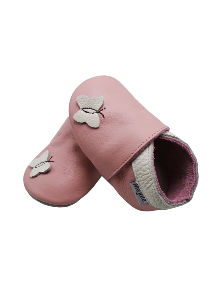 Yalion Baby Krabbelschuhe in Schmetterling rosa günstig kaufen