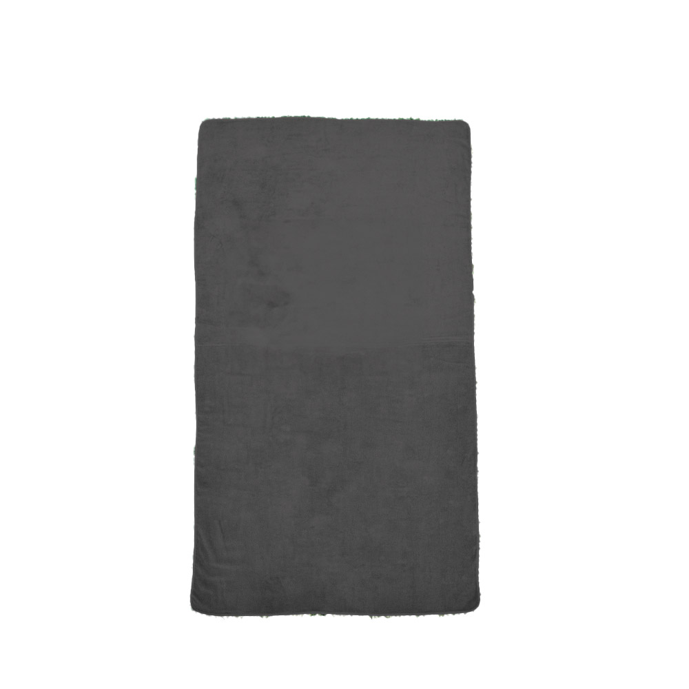 Sensino XL-Badetuch-Poncho 2in1, ca. 100 x 200 cm, Anthrazit