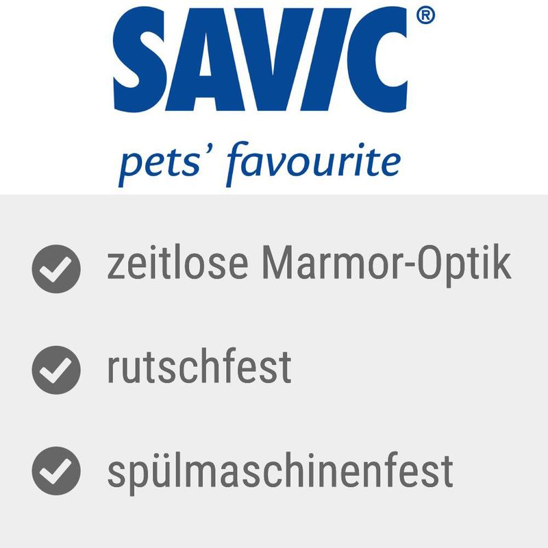 Savic Futternapf Delice Marble Look zu TOP-Preisen