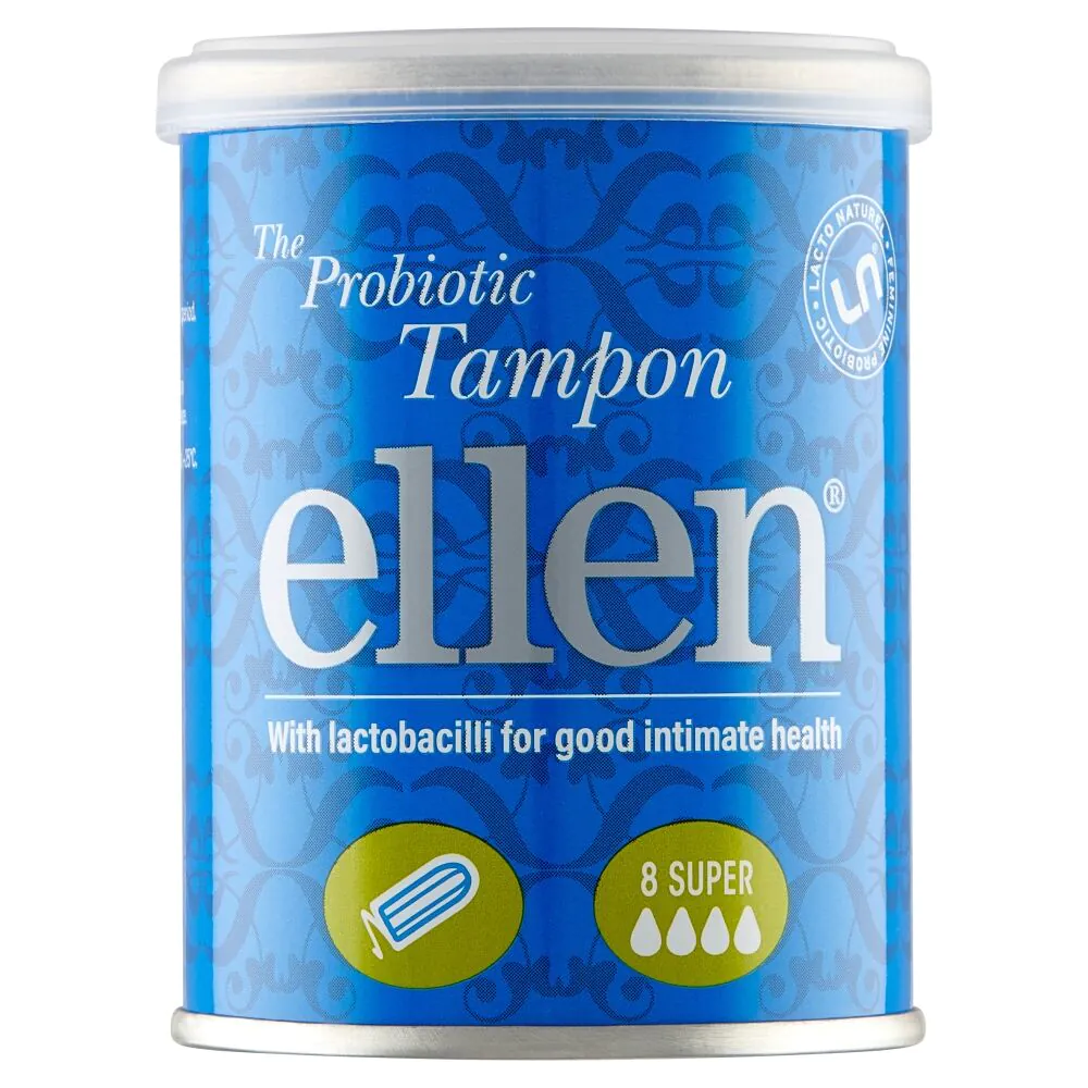 Ταμπόν Ellen Super Probiotic, συσκευασία των 8