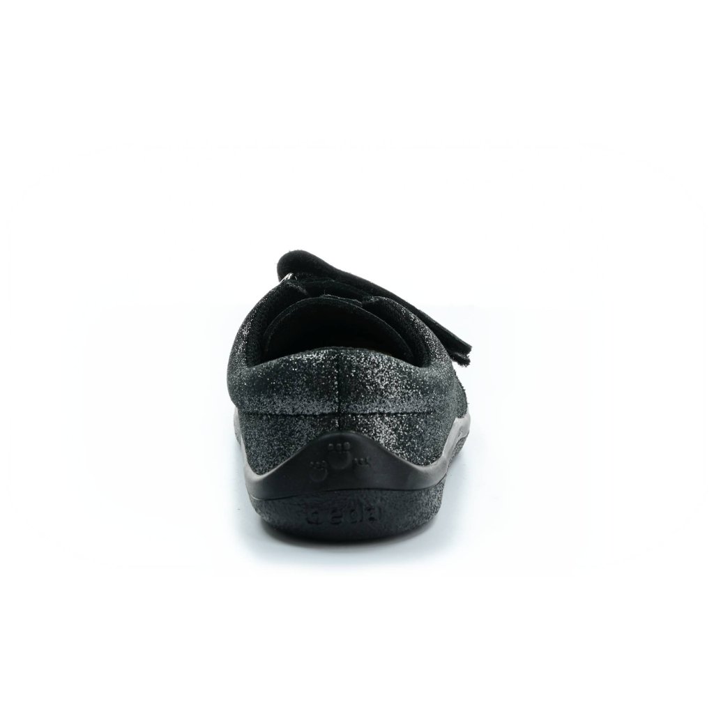 Beda Schwarz Glanz Barfuß-Halbschuhe (BF 0001/W/low)