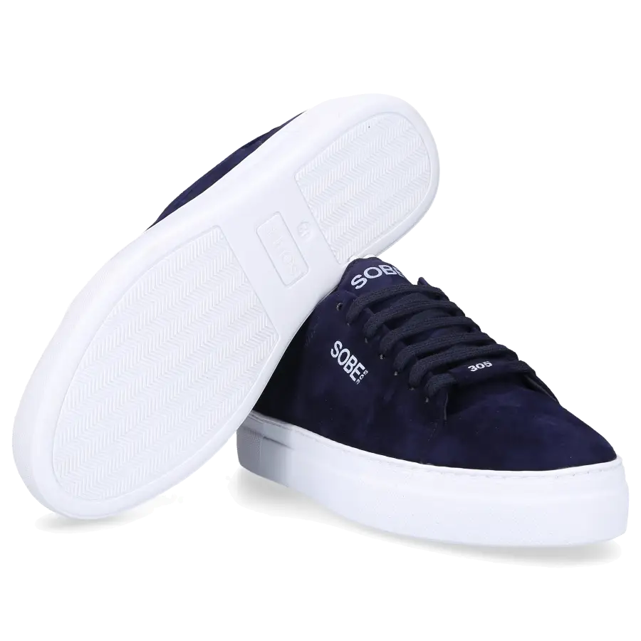305 SOBE - Sneaker low MIAMI Veloursleder - blau