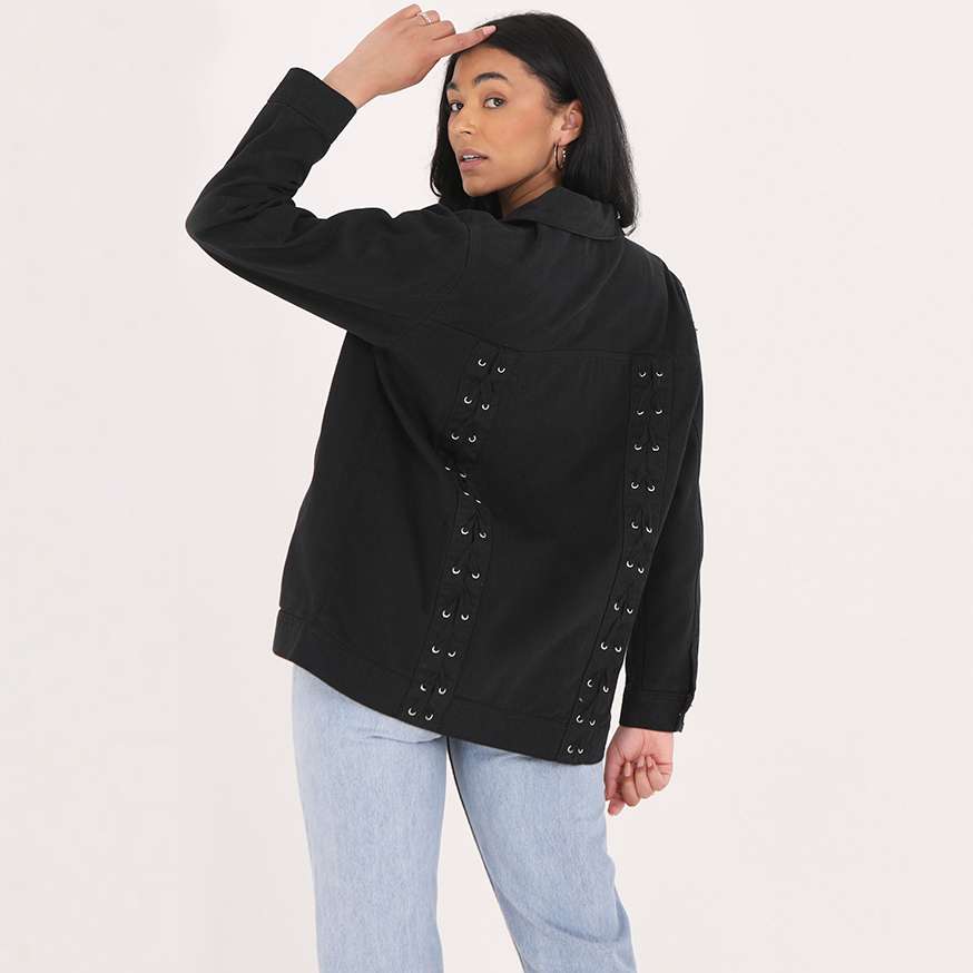 BRAVE SOUL Payton Damen Oversize Jacke LJK-PAYTON