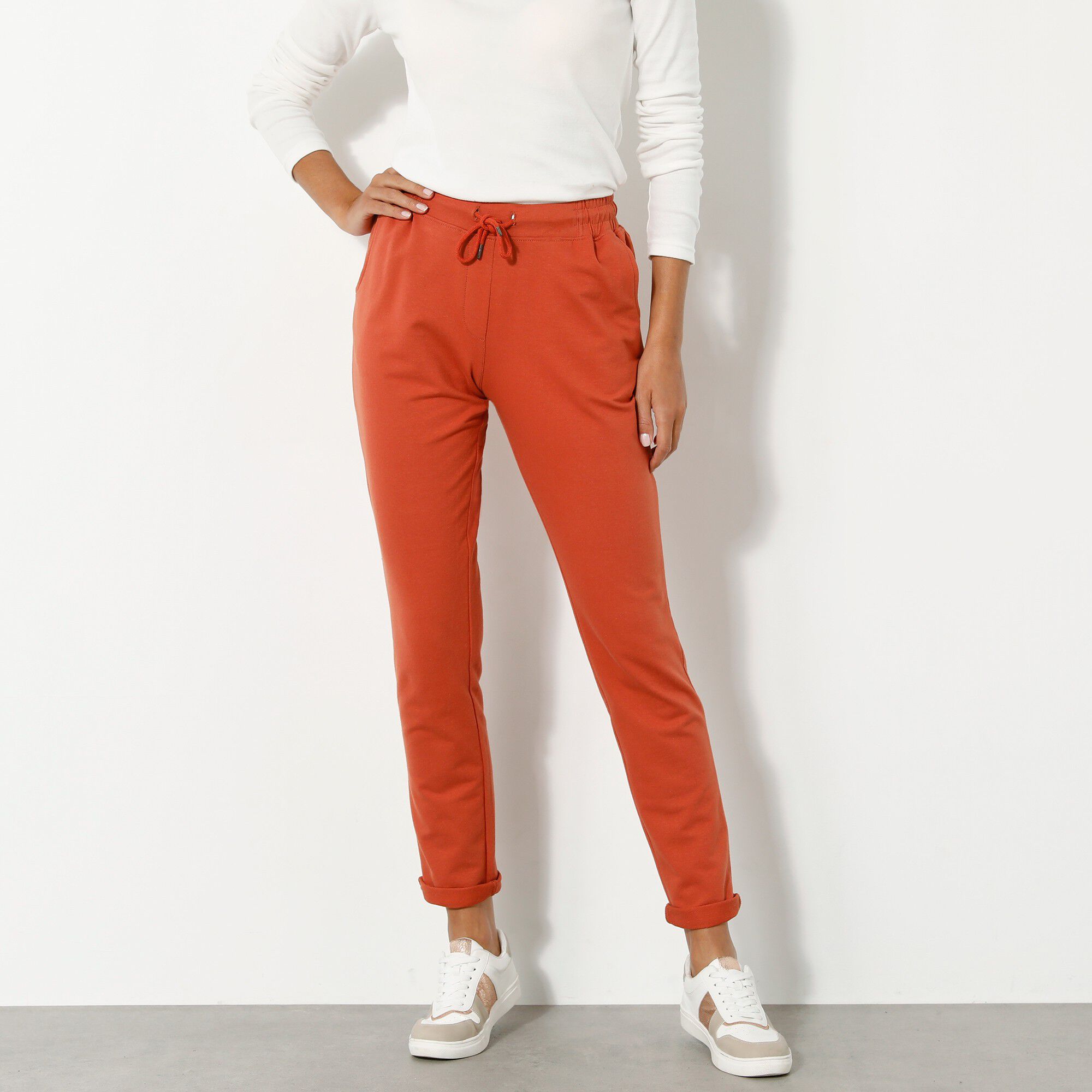 Pantalon jogpant ceinture élastiquée molleton