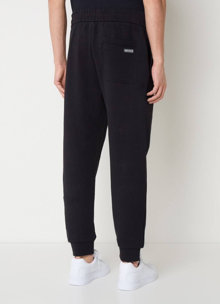 Armani Exchange  Tapered fit joggingbroek met steekzakken