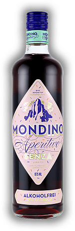 Mondino Aperitivo Senza alkoholfrei Mondino Aperitivo Senza alkoholfrei Ein alkoholfreier Bio-Bitter-Aperitif aus Bayern. 0,675	 Liter
