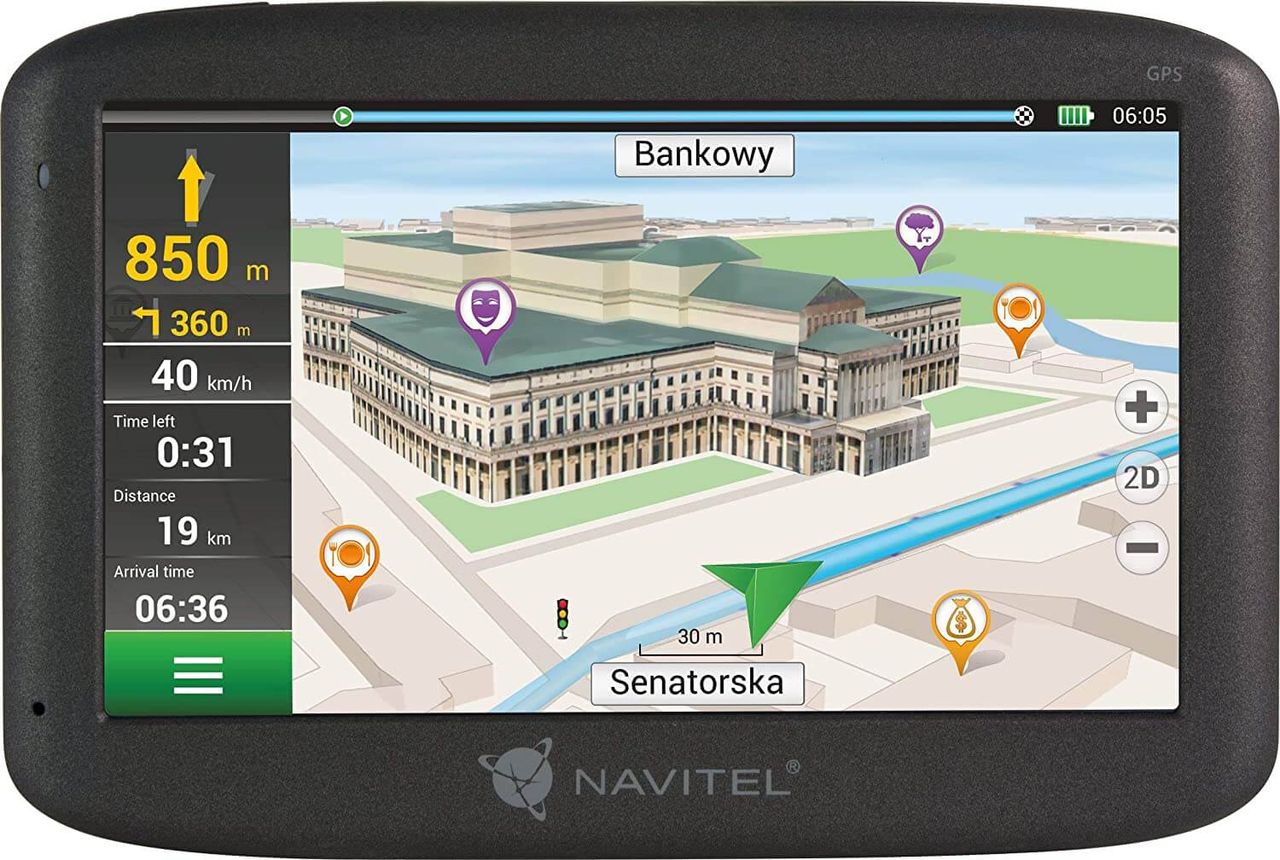 trends4cents Navitel E500 Navigationssystem 5 Zoll GPS mit Europa Karte vorinstalliert