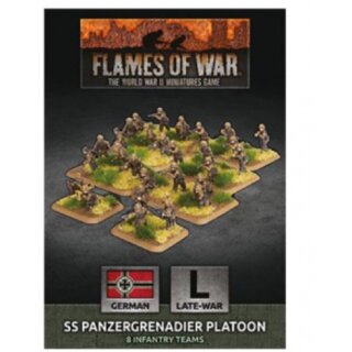 SS Panzergrenadier Platoon (30 figs Plastic)