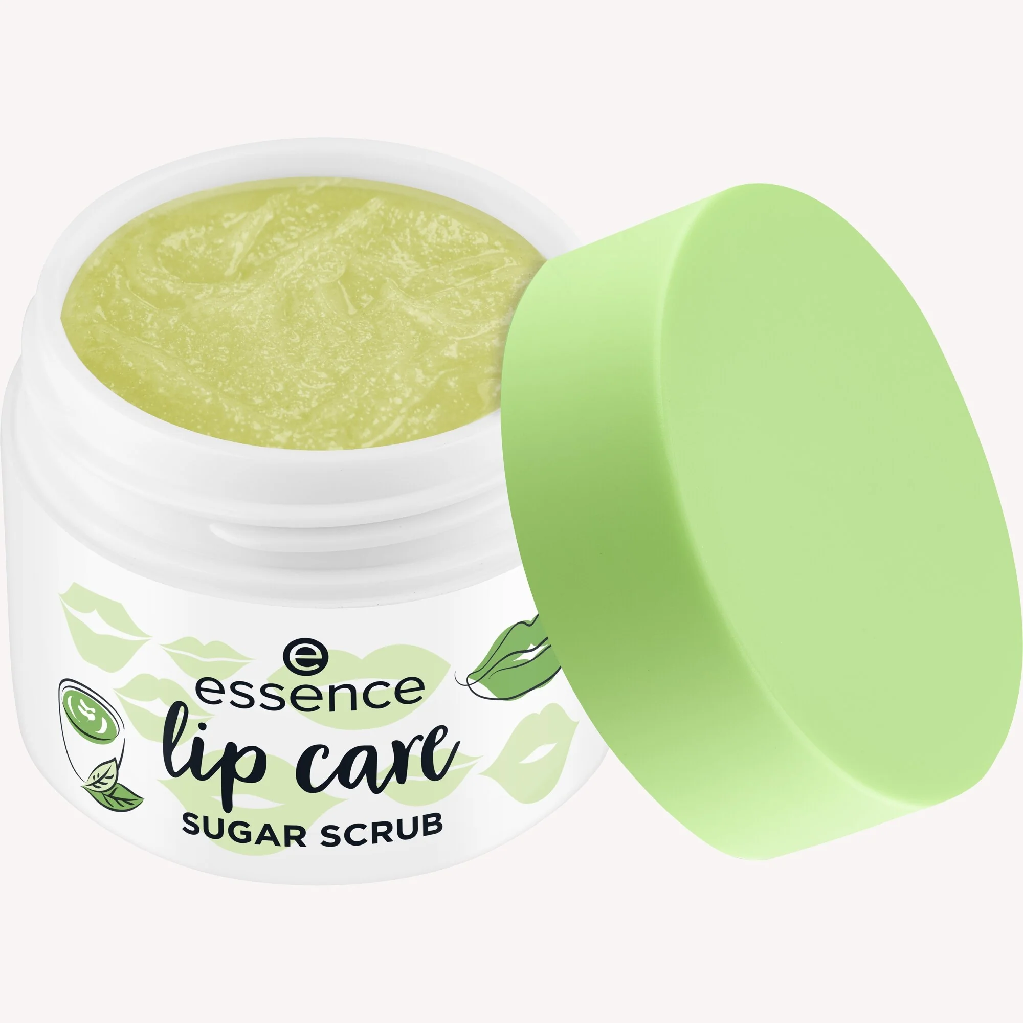 Exfoliante labial de azúcar para el cuidado de los labios