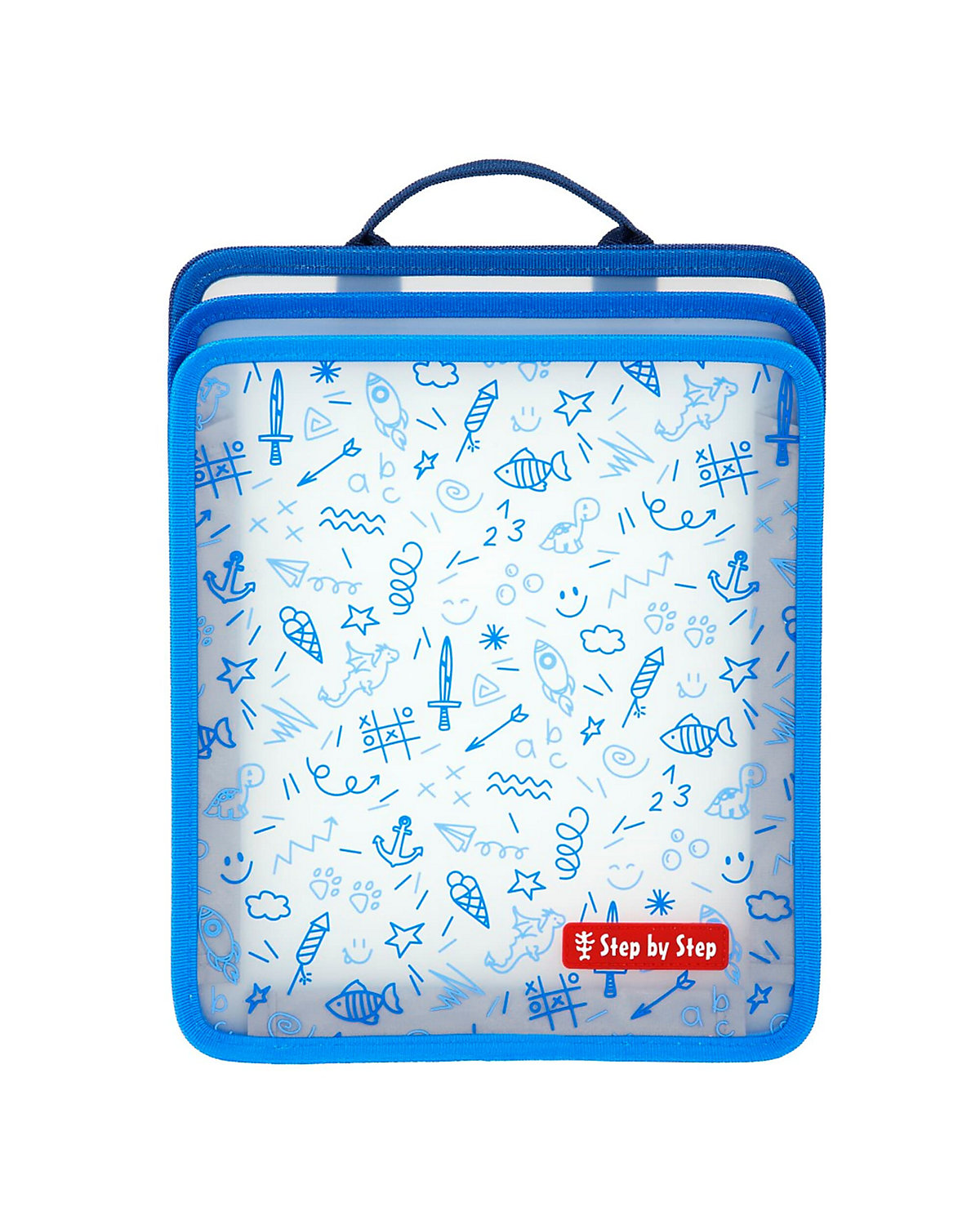 Heftbox faltbar, blau