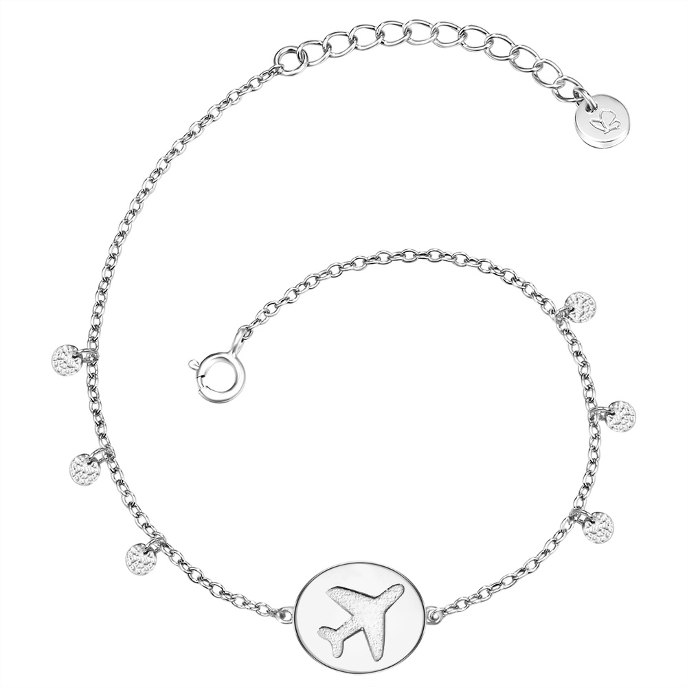 Glanzstücke München Bracelet en argent Avion Argent sterling en Argent Bracelet