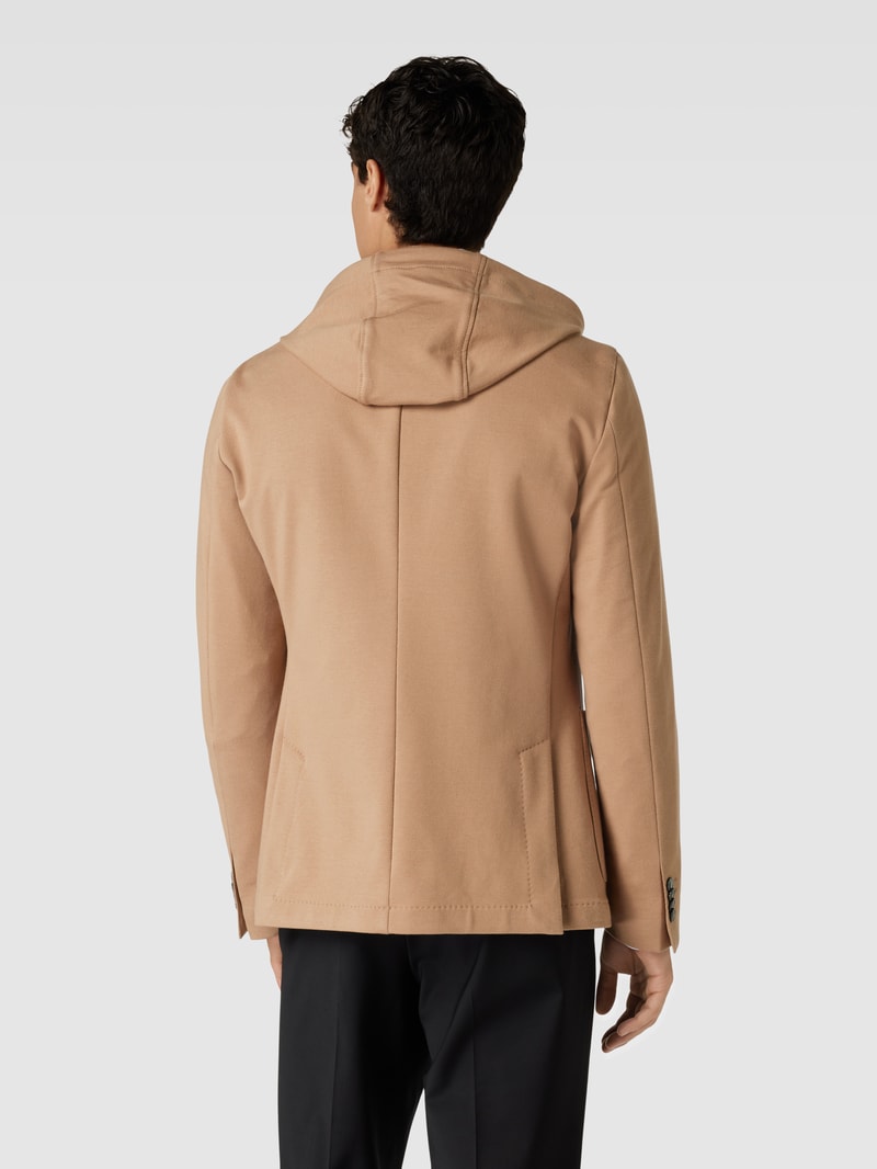 Sakko mit eingenähter Sweatjacke in beige