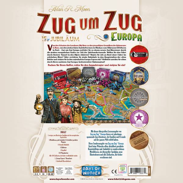 Ticket to Ride: Europe - 15th Anniversary (engl.)