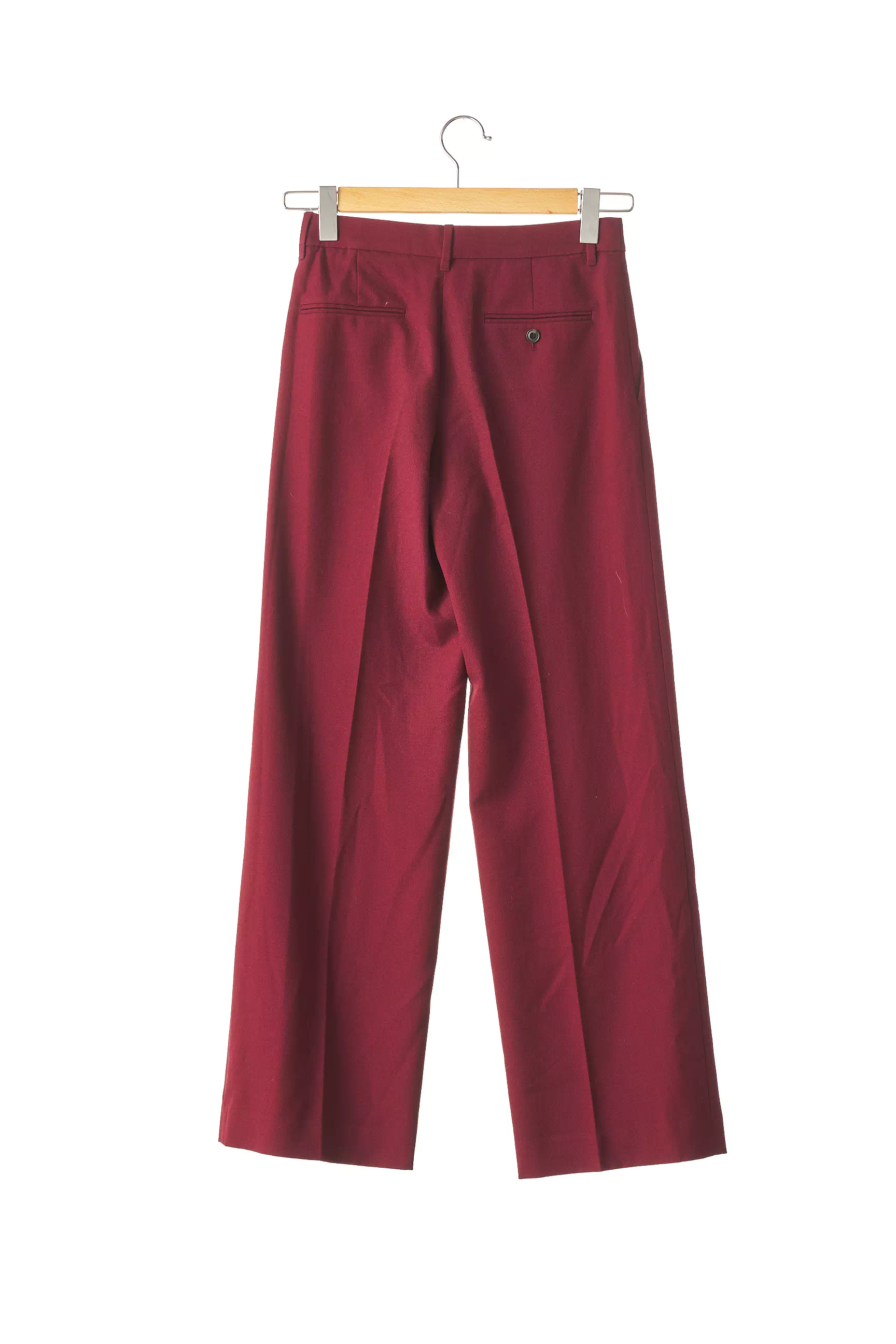Comptoir Des Cotonniers Pantalons Droits Femme couleur rouge