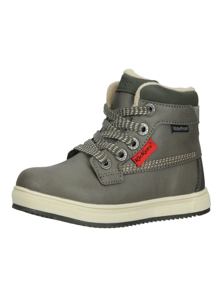 Kickers Stiefelette in Khaki günstig kaufen