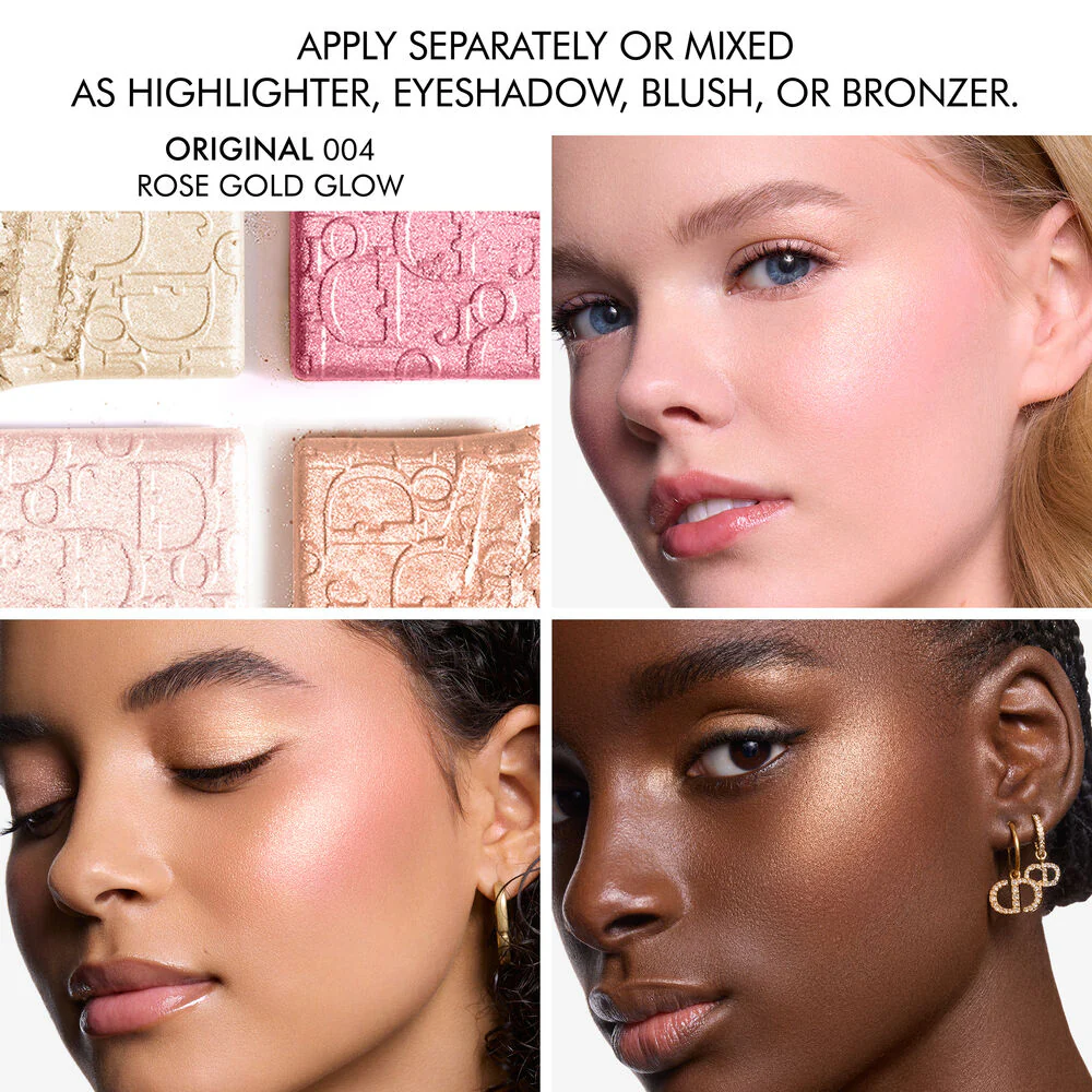 Dior Backstage Glow Maximizer Palette - Paleta za lice, Highlighteri i Kompaktno rumenilo
