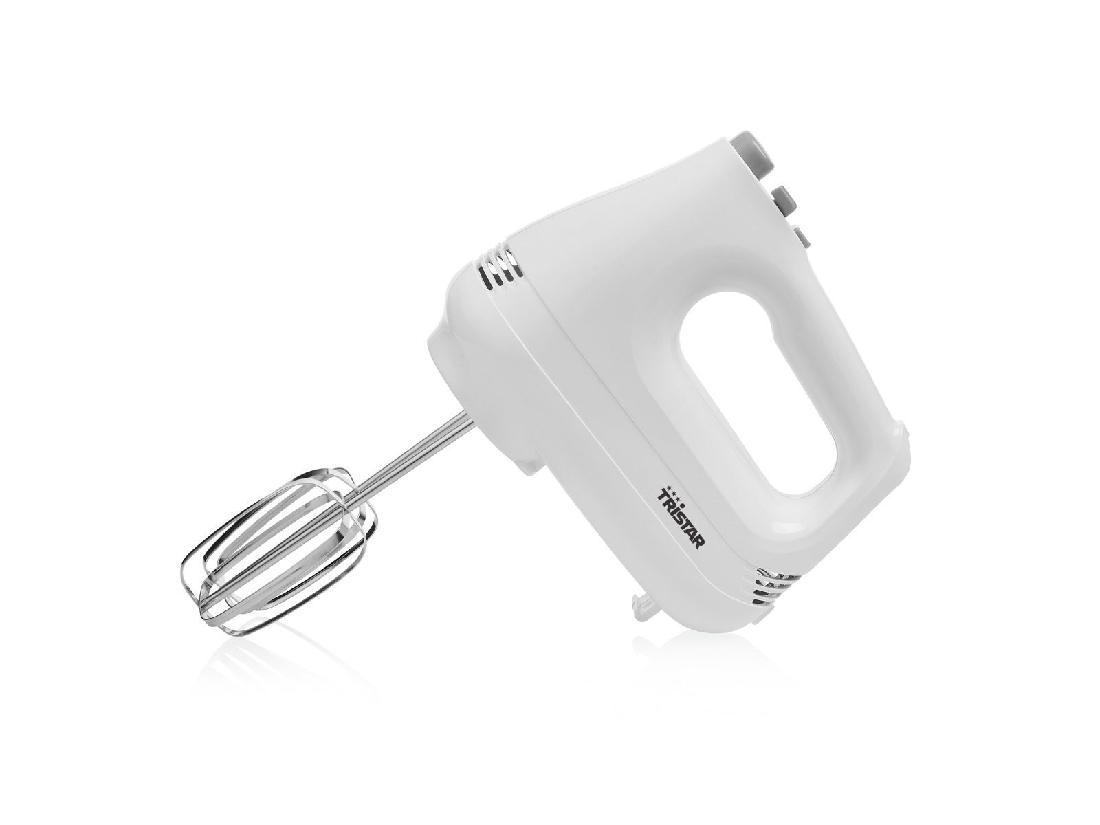 Tristar Handmixer, 200 W, Hand-Rührgerät Rührmaschine, 2 Quirle & 2 Knethaken Turbo Handrührer