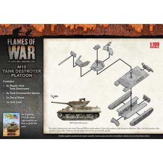 M10 3-Inch Tank Destroyer Platoon (plastic)