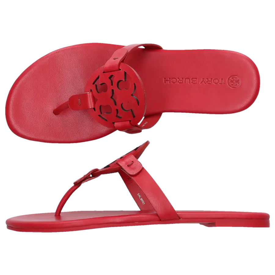 Tory Burch - Sandalen MILLER Kalbsleder - rot