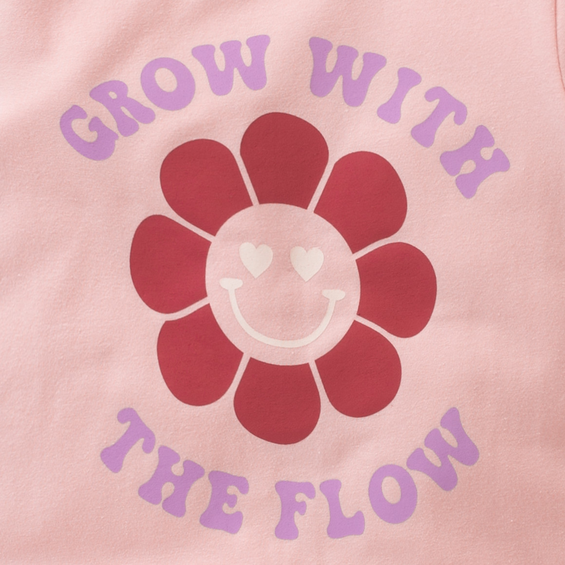Mädchen T-Shirt mit Blumen-Print