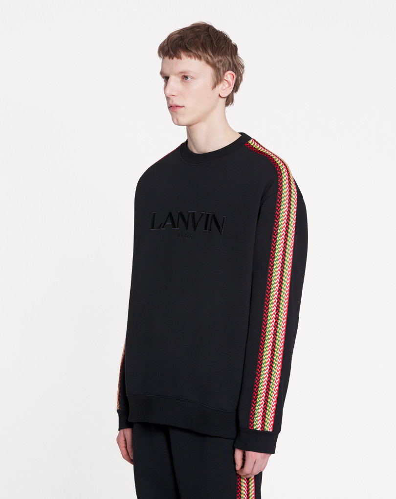 SWEAT-SHIRT OVERSIZE BRODÉ LANVIN SIDE CURB