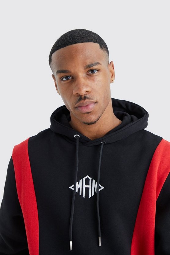 Coloblock Man Hoodie