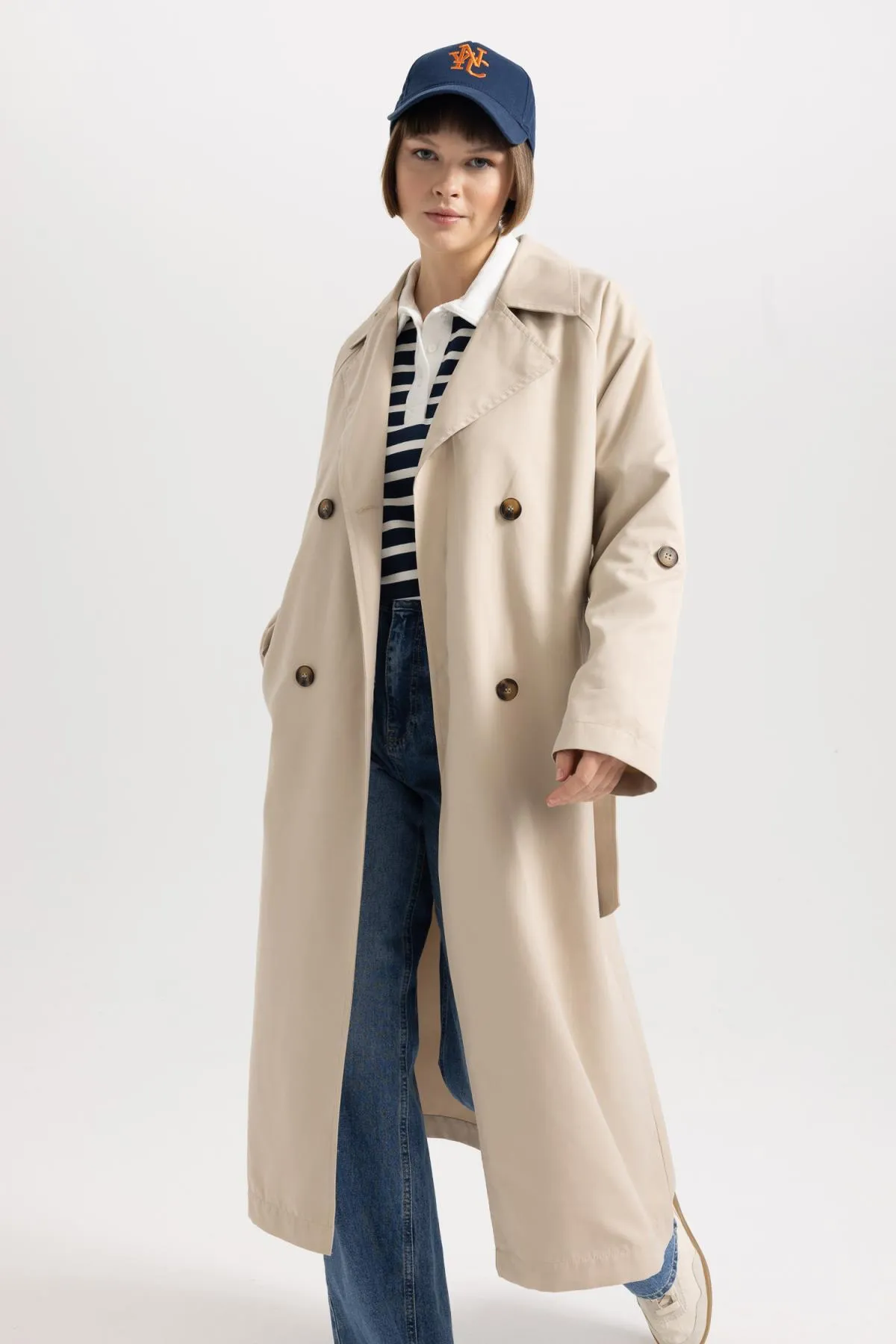 DeFacto  Wasserdichter Relaxed Fit Trenchcoat Z5493az24sp