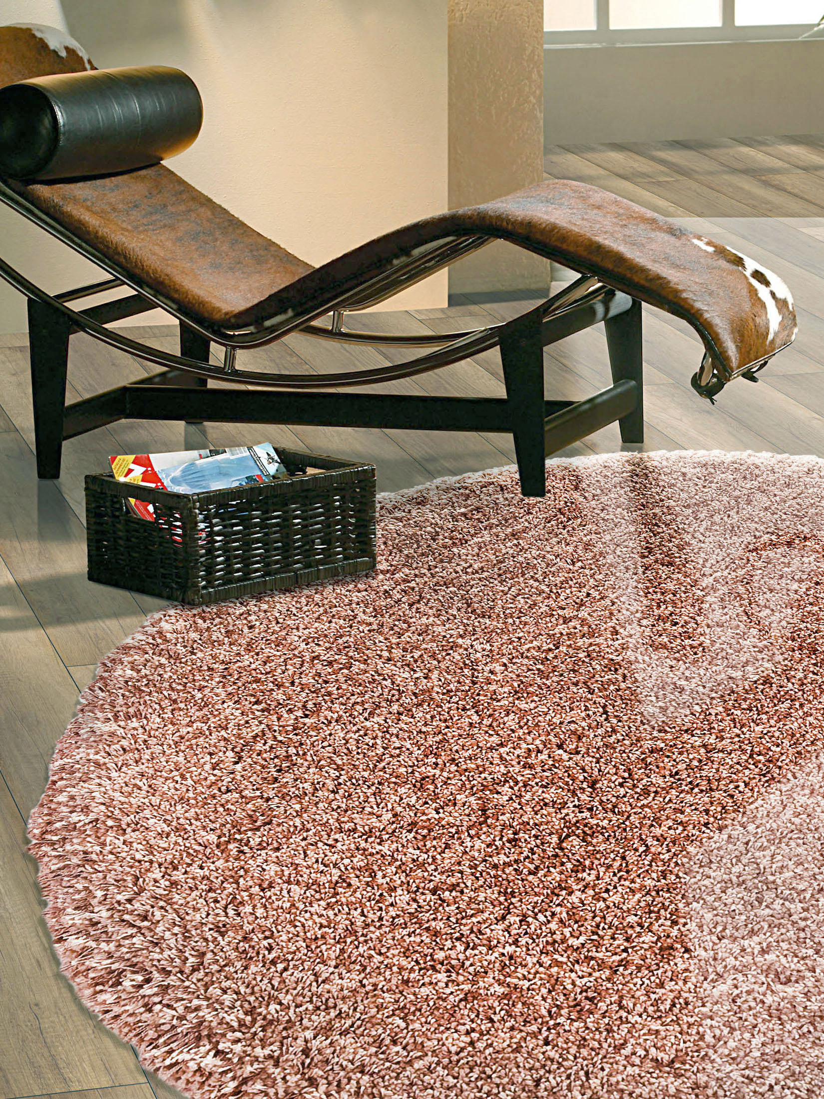 Creation Hochflor-Teppich, Rose