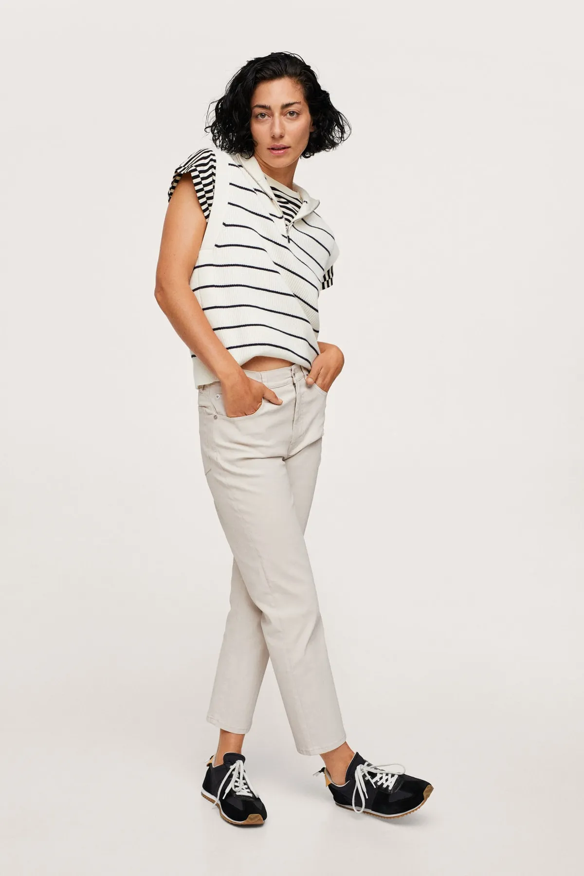 MANGO  17065903 Damen/Mädchen Ecru