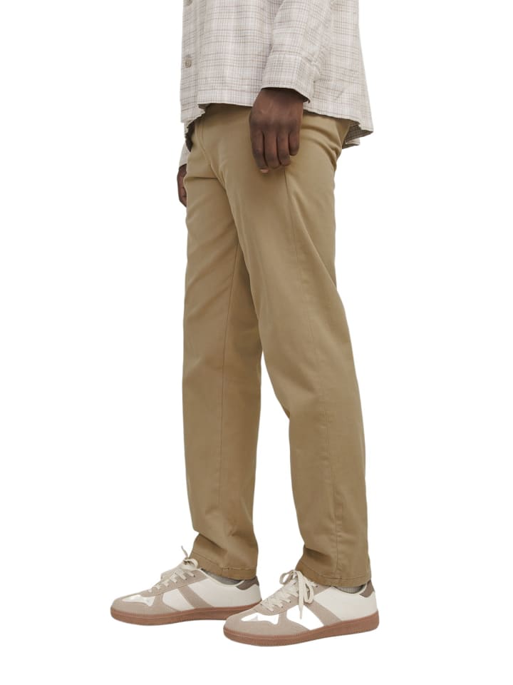 Jack & Jones Stoffhose / Chino JPSTKANE BARRET comfort/relaxed in Beige günstig kaufen