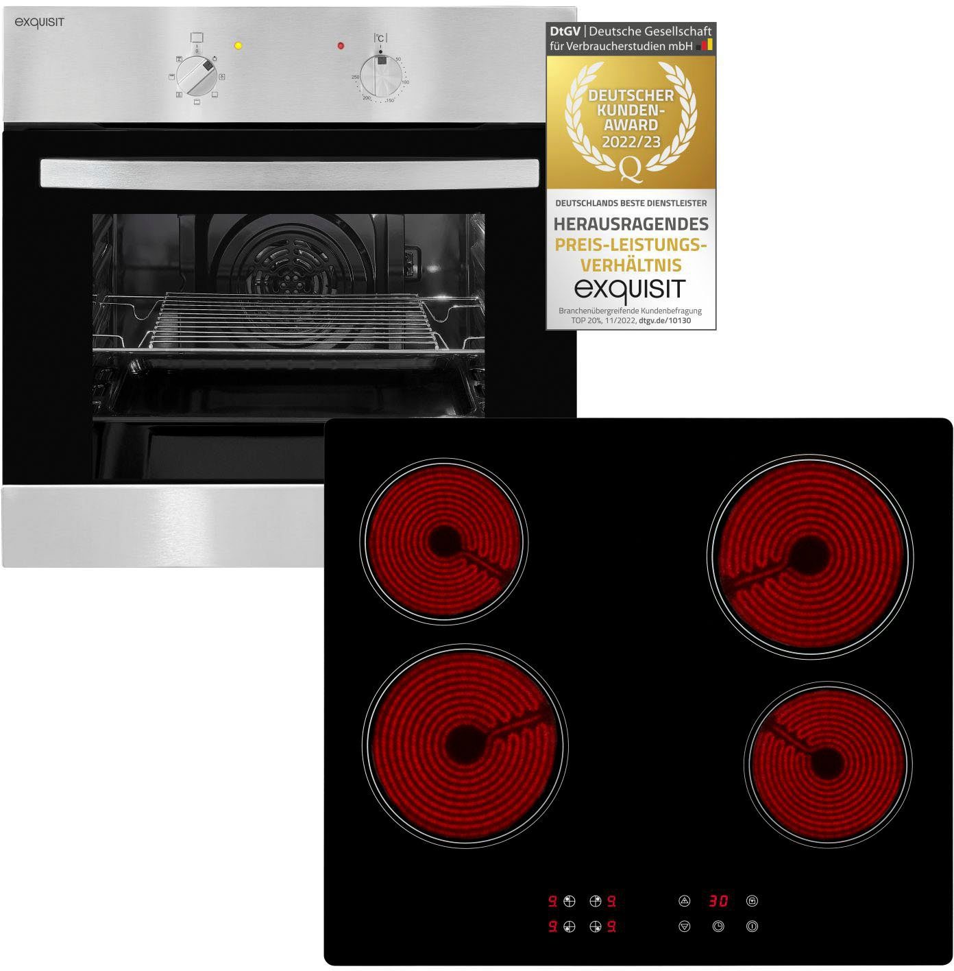 exquisit Backofen-Set BAKO555601U