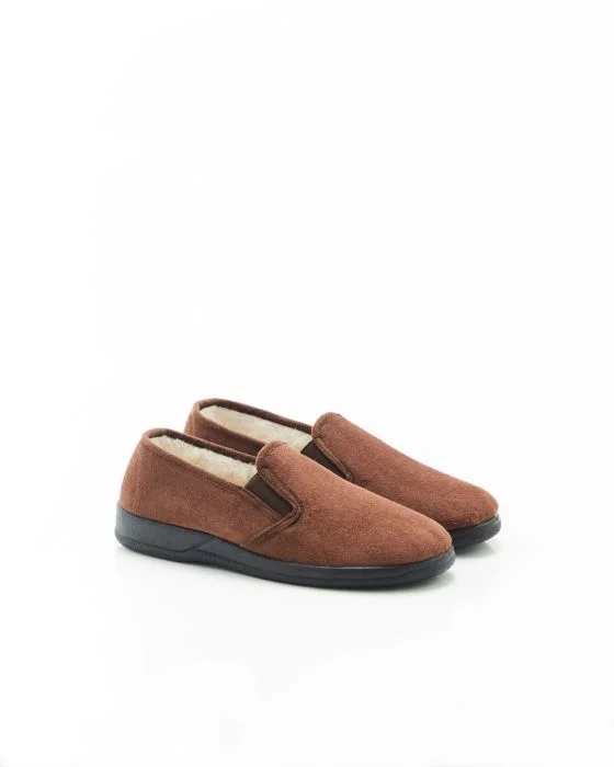 Pantoufles fourrées pure laine