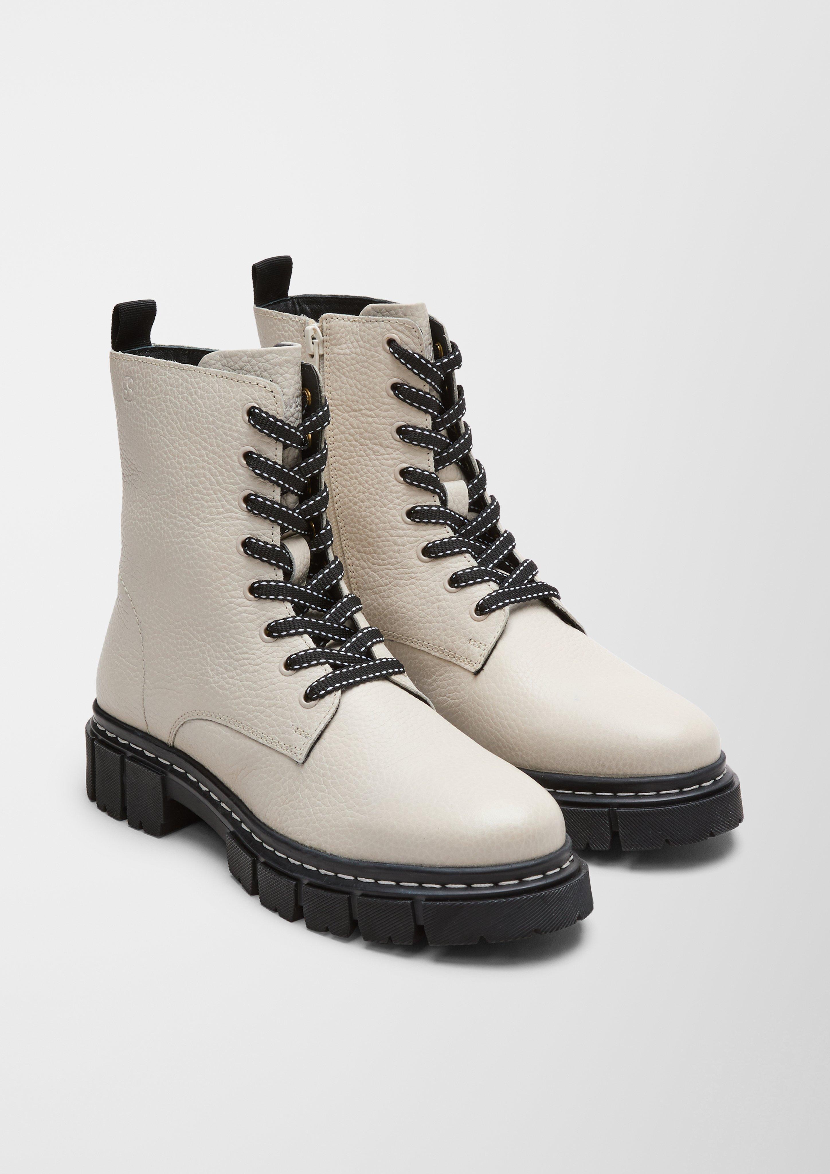 Stiefel aus Ledermix  101.207.101.25223-109
