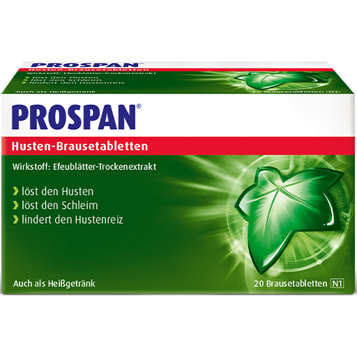 PROSPAN Husten Brausetabletten  20 St  Brausetabletten