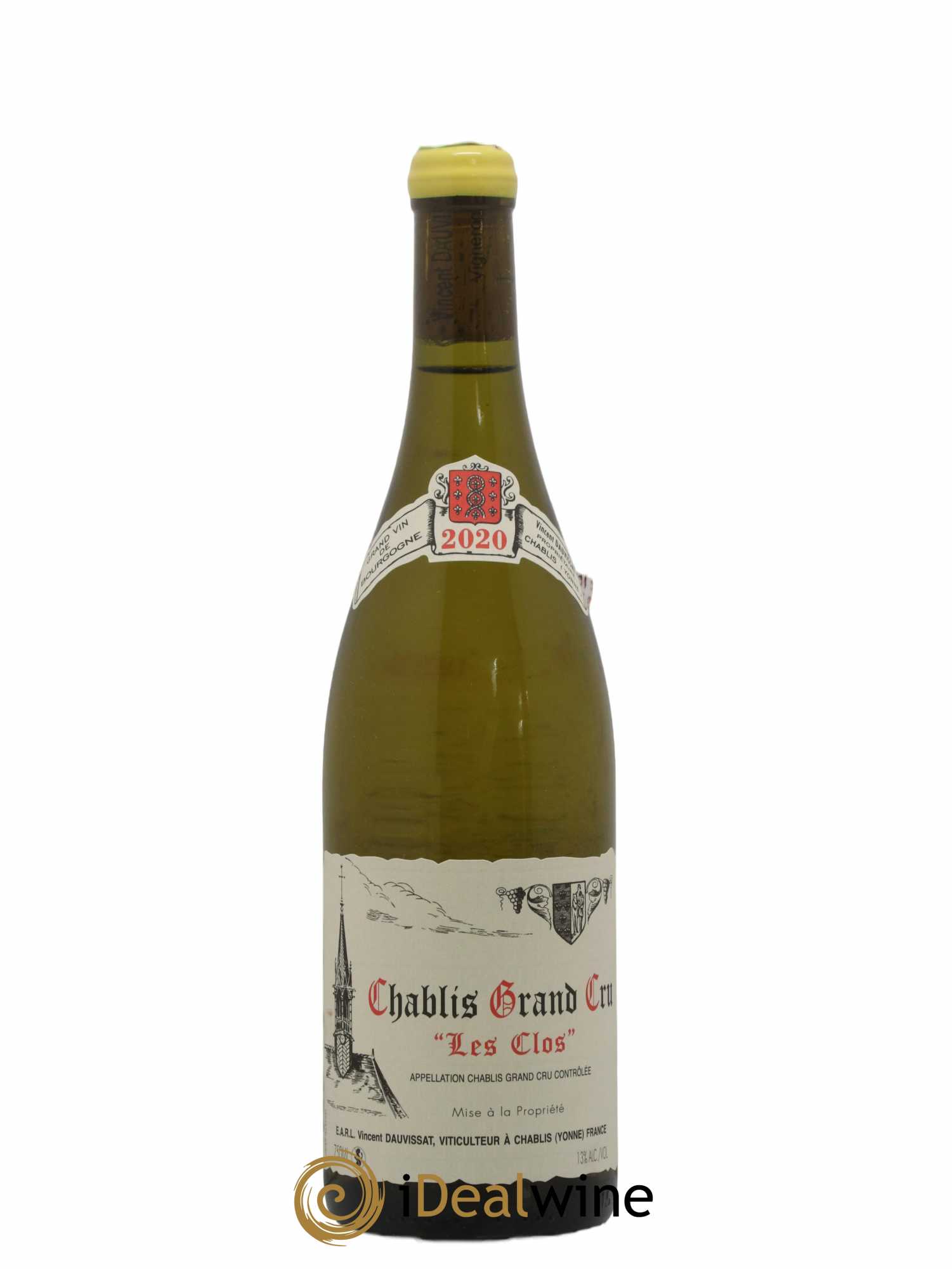 Chablis Grand Cru Les Clos Vincent Dauvissat (Domaine)  2020 - Lot de 1 Bouteille