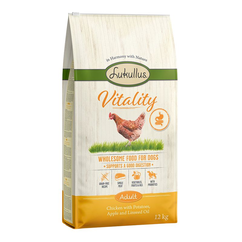 Lukullus Vitality Unterstützung der Verdauung: Huhn (getreidefrei)