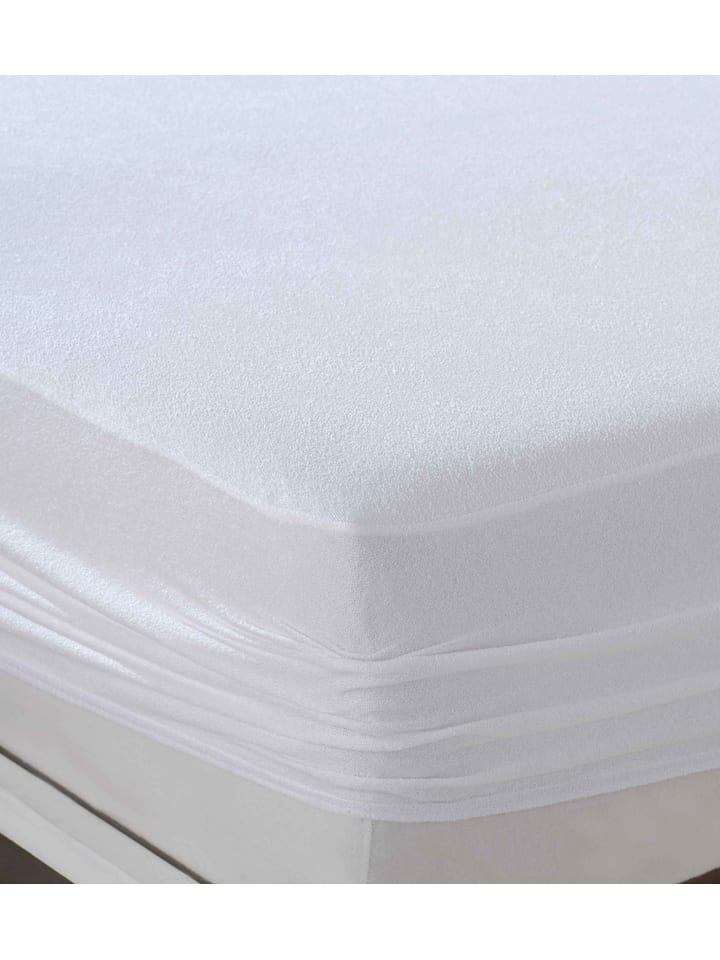 Colourful Cotton Matratzenschoner in Weiß günstig kaufen