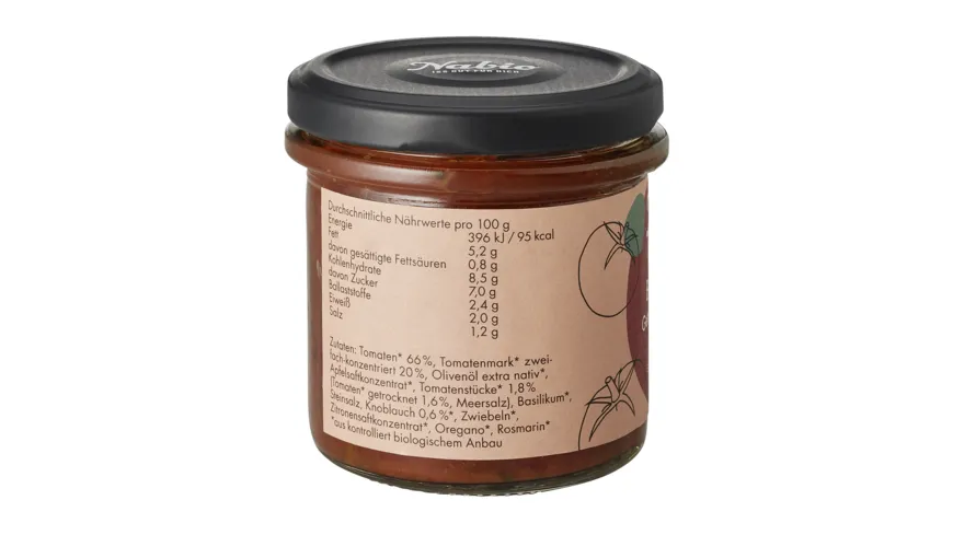 Nabio Bio Aufstrich Bruschetta Tomate 135 g