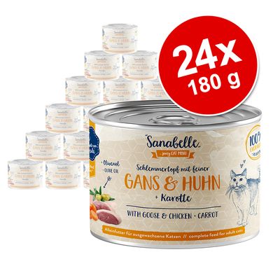 Sparpaket Sanabelle Fleisch in Soße 24 x 180 g