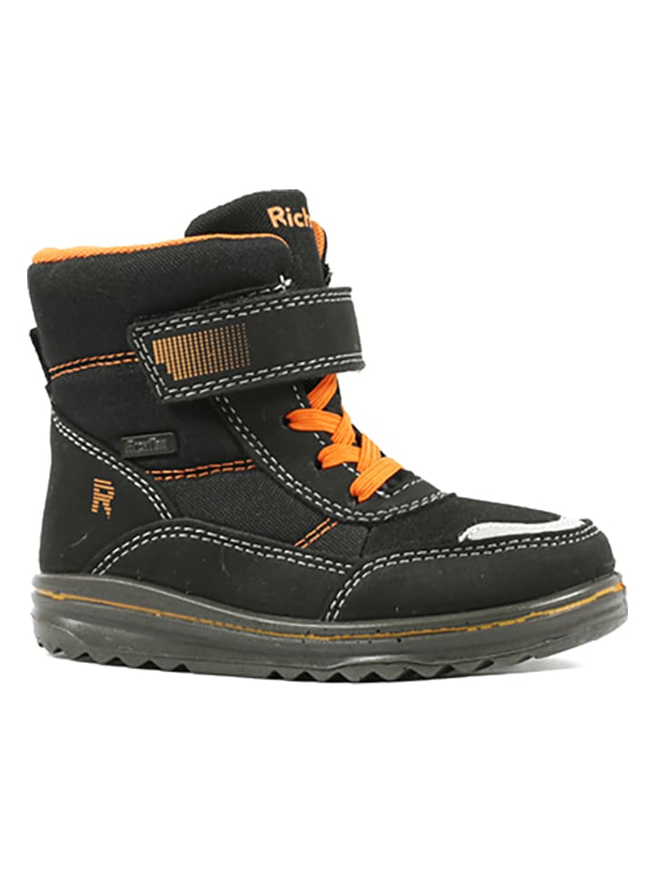 Richter Shoes Winterboots in Schwarz/ Orange günstig kaufen