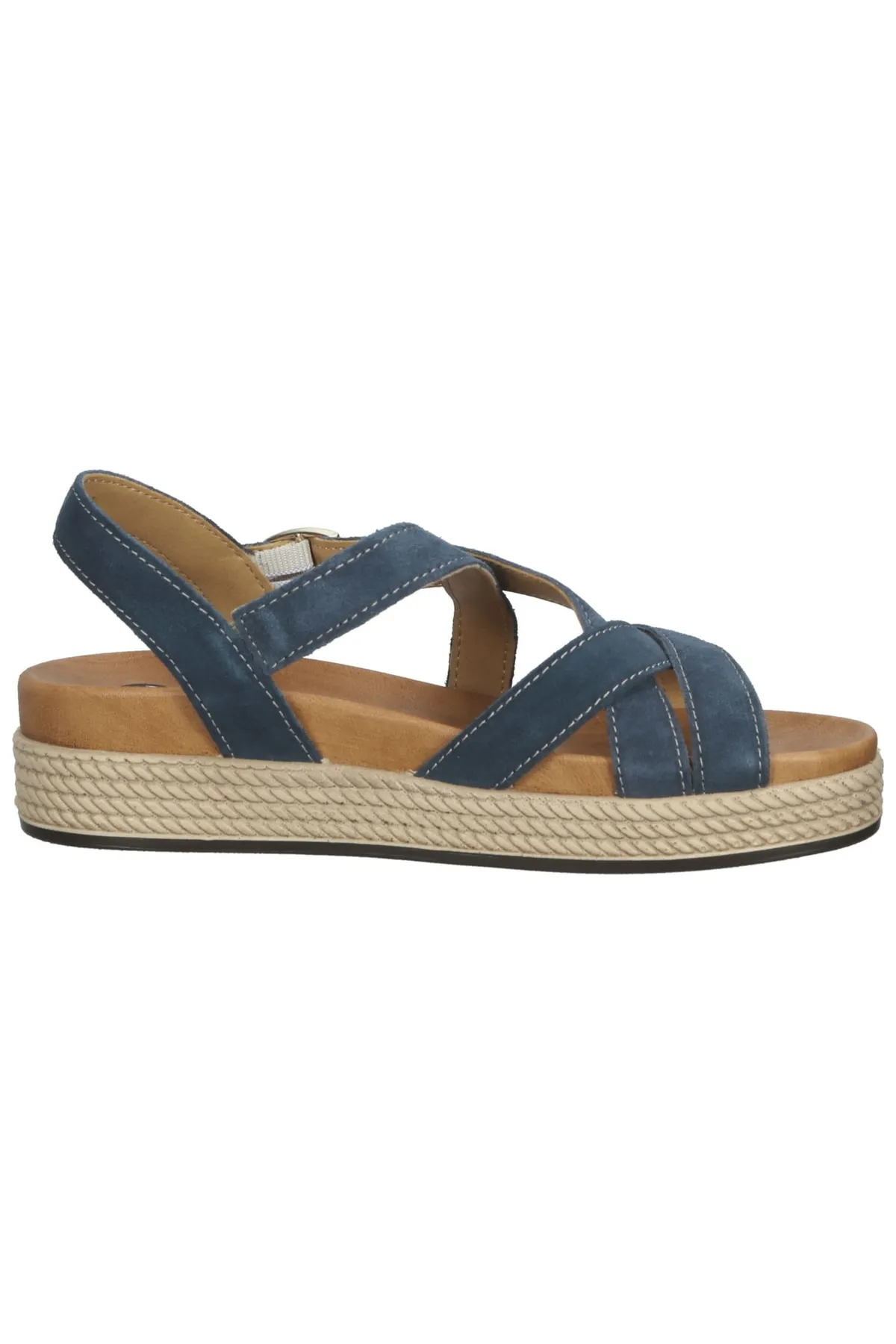 Bama  Sandalette - Blau - Flacher Absatz