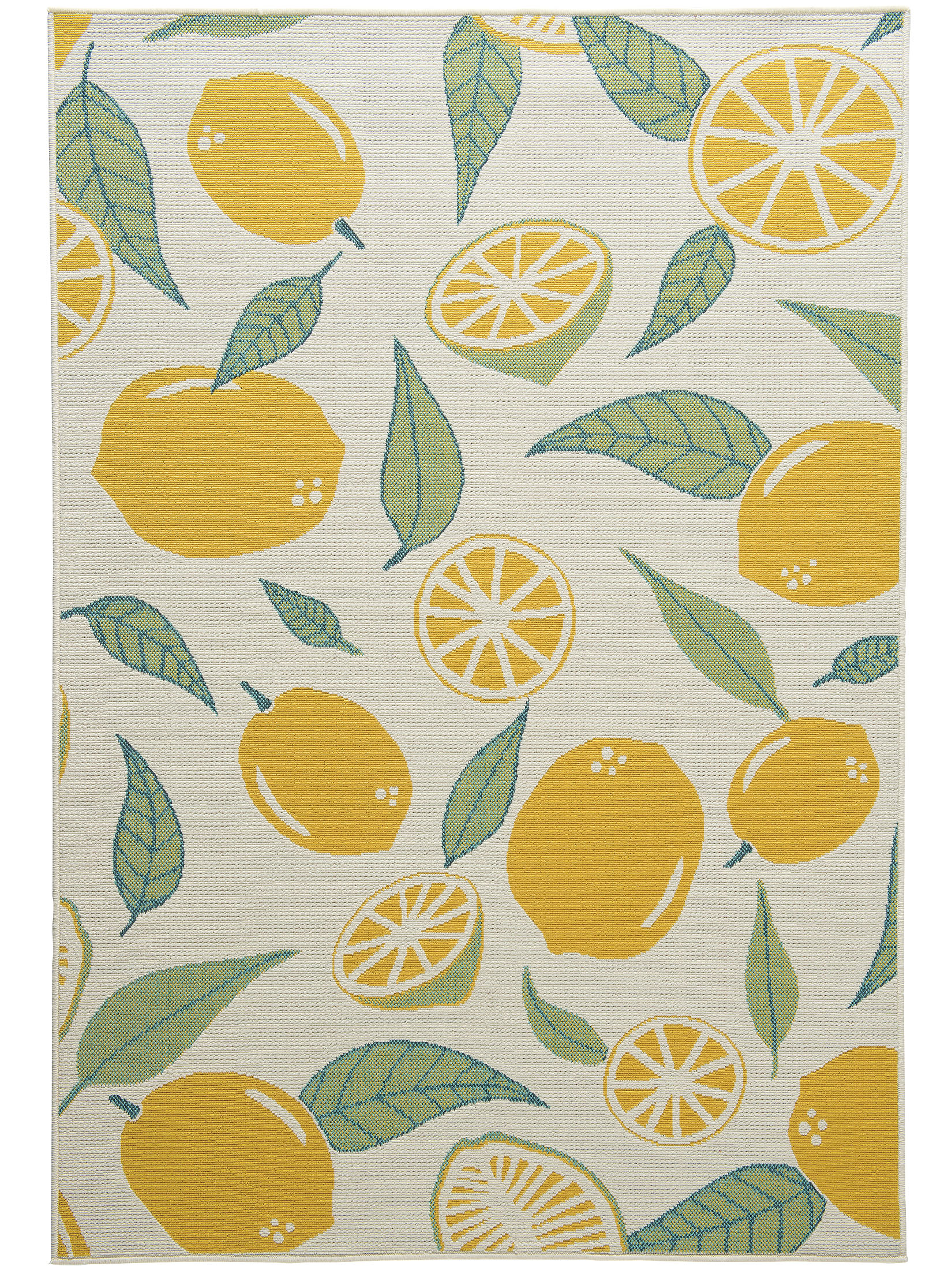 Amalfi Dream Outdoor-Teppich, Zitrone